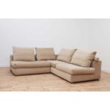 A modular settee by Flexform,