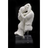 A Royal Doulton Parian ‘Art is life sculpture’,