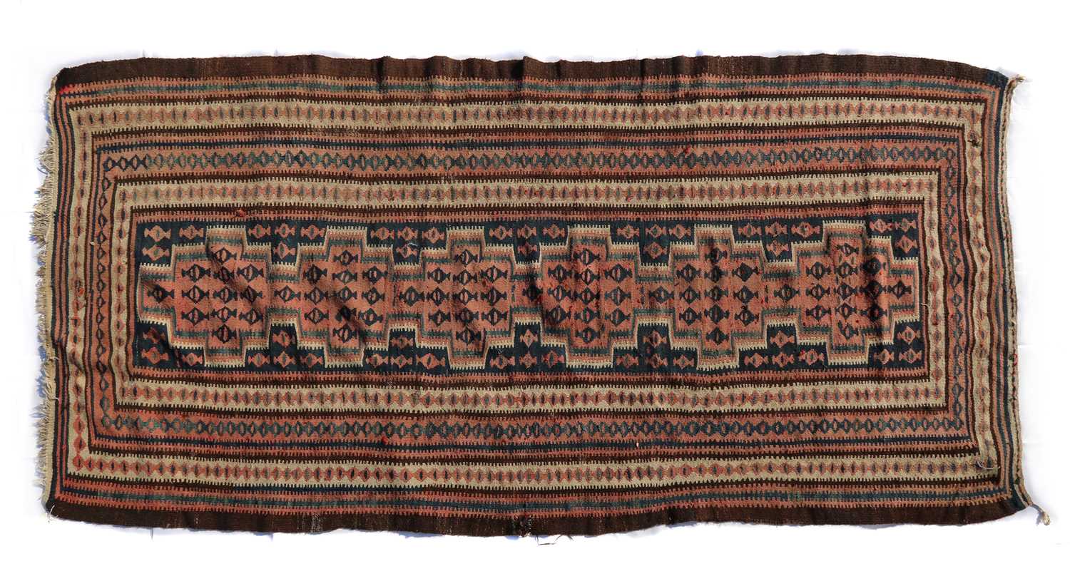 A Kurdish Bidjar Kilim rug,