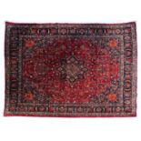 An Isfahan wool carpet,