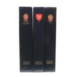 Four Stanley Gibbons QEII GB albums from 1950 through to 2009,
