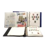 Ten albums of GB, Ireland and Commonwealth stamps,