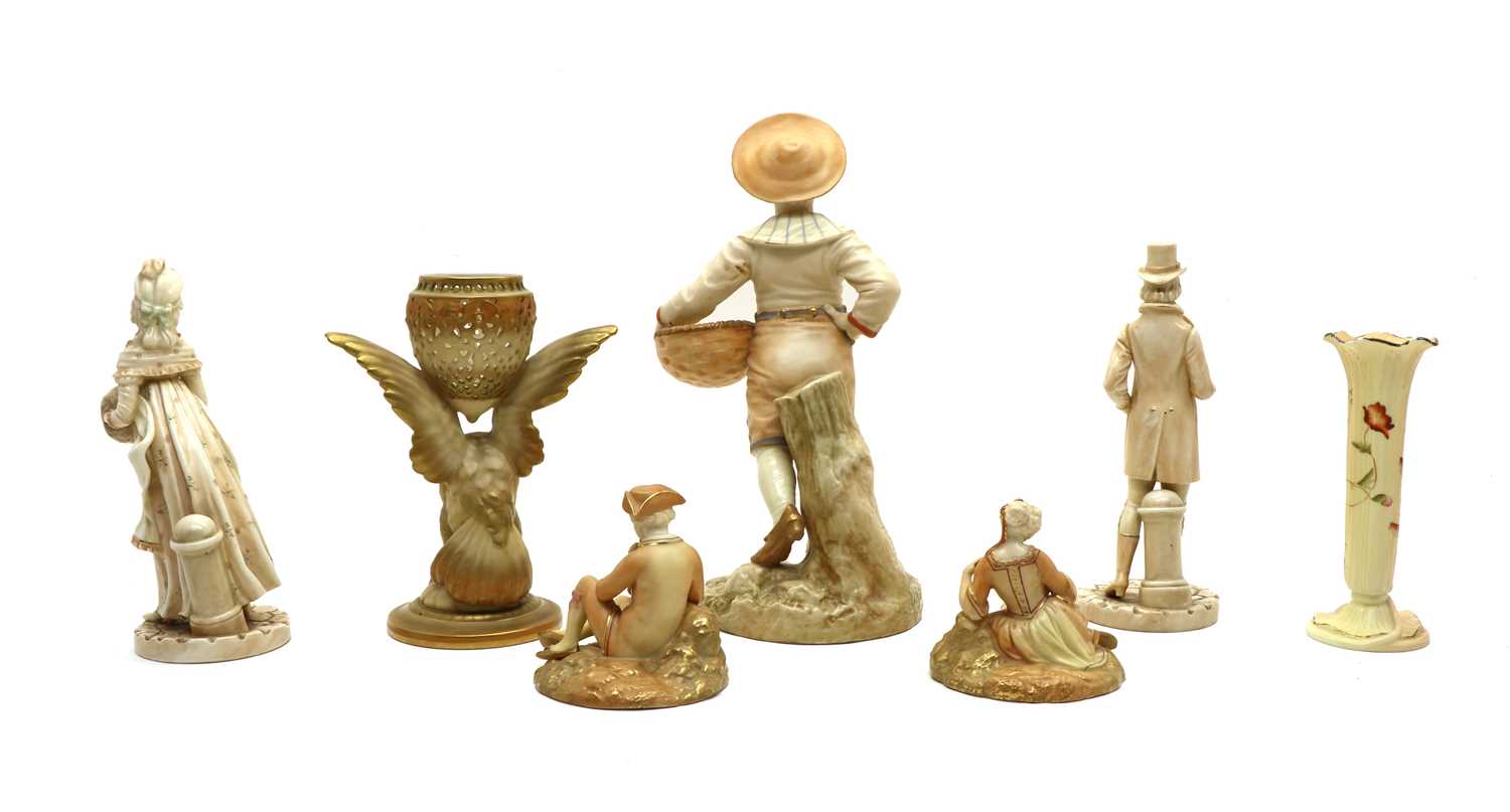 A group of five Royal Worcester figures, - Image 2 of 3