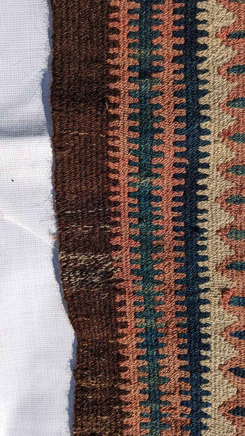 A Kurdish Bidjar Kilim rug, - Image 10 of 10