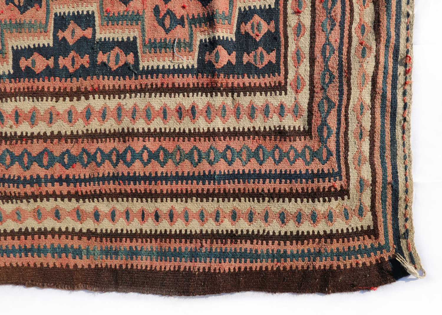 A Kurdish Bidjar Kilim rug, - Image 2 of 10