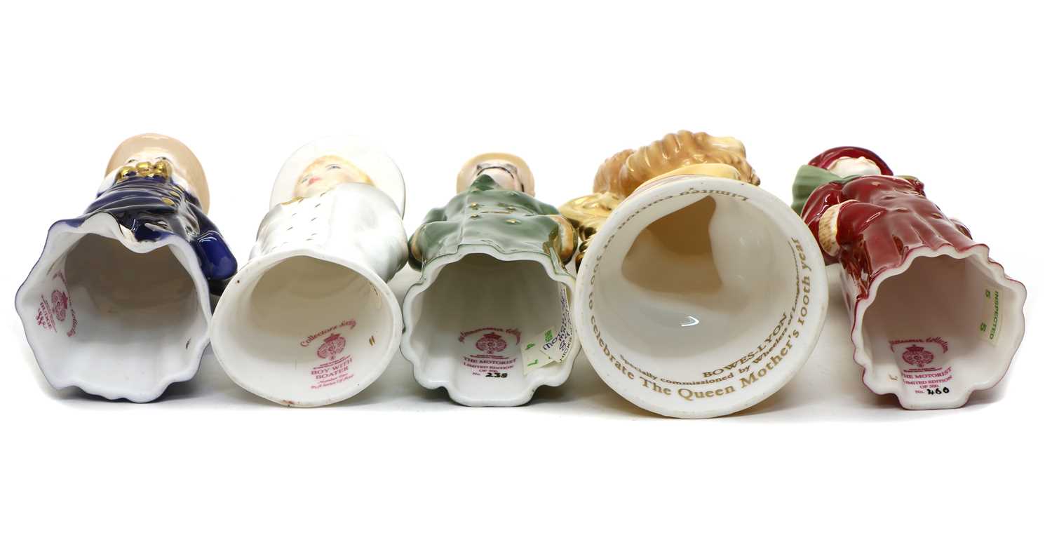 A collection of five Royal Worcester snuffers, - Image 3 of 6