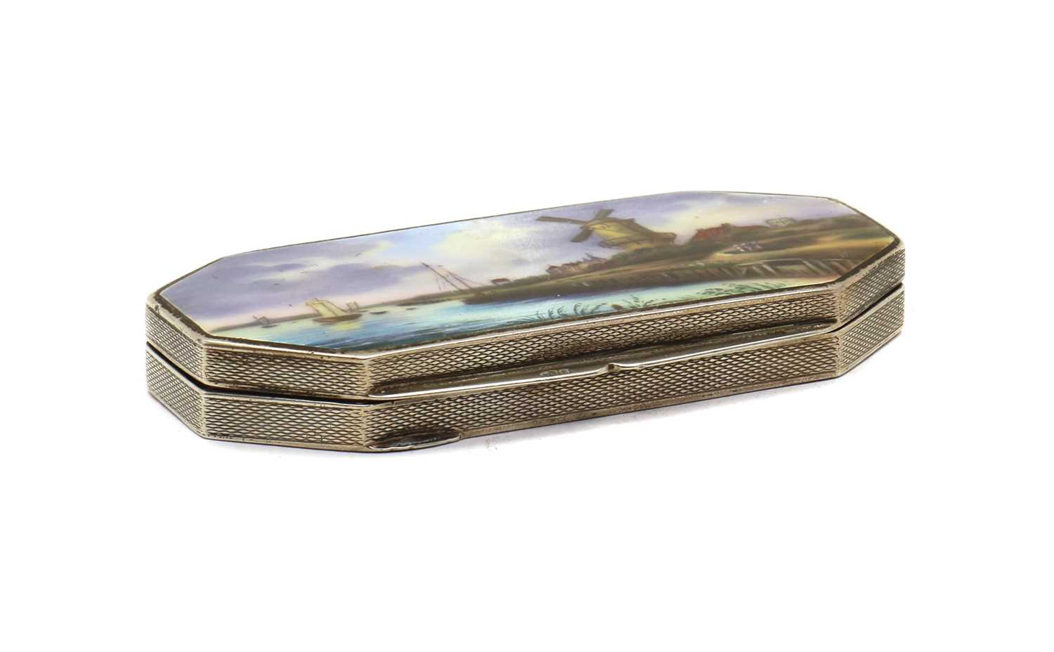 A continental enamelled sterling silver pillbox, - Image 2 of 5