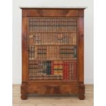 A mahogany cabinet,