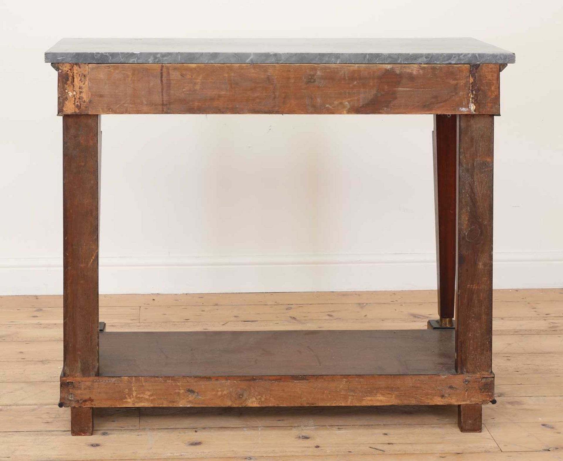 A mahogany French Empire console table, - Image 10 of 10