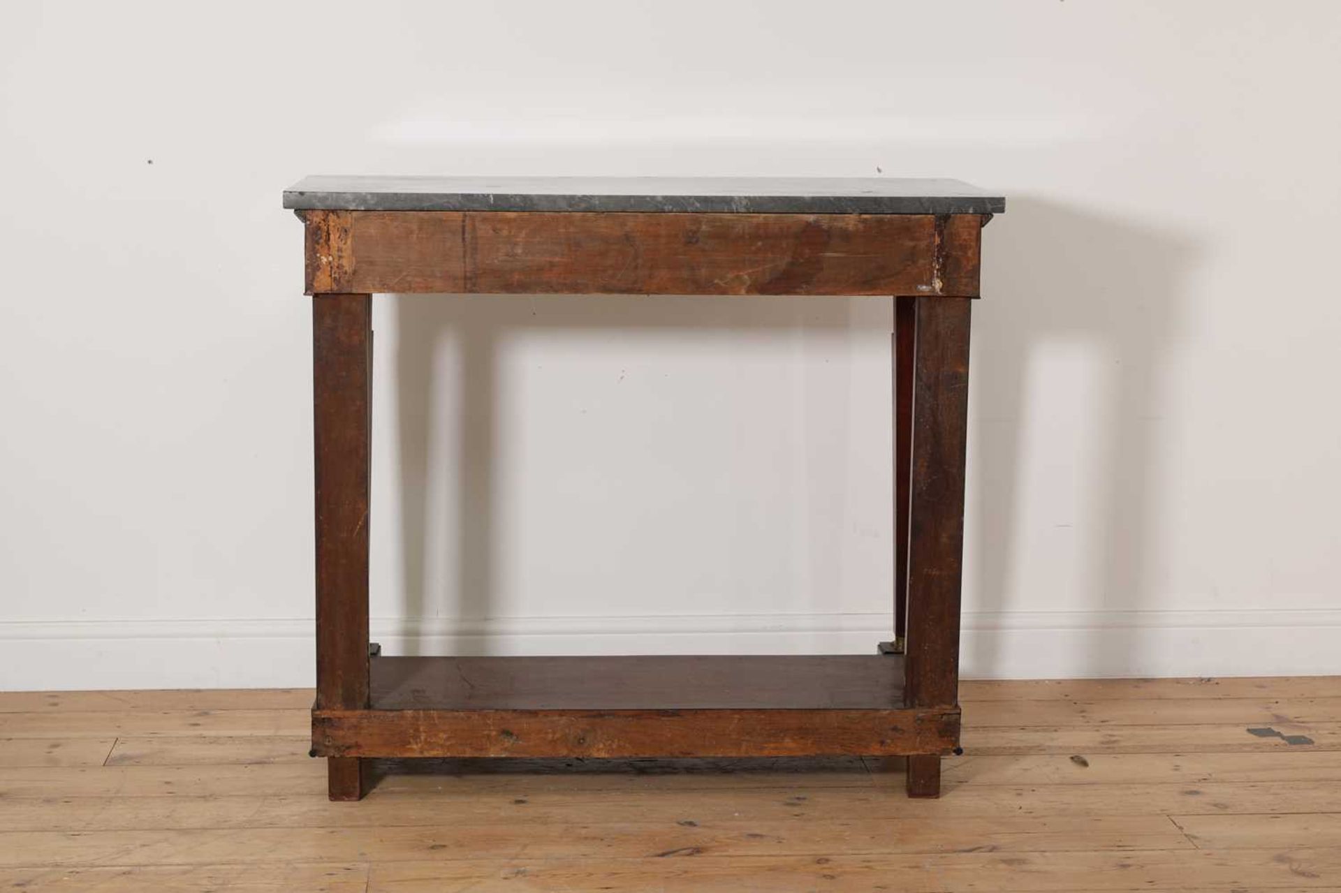 A mahogany French Empire console table, - Image 9 of 10