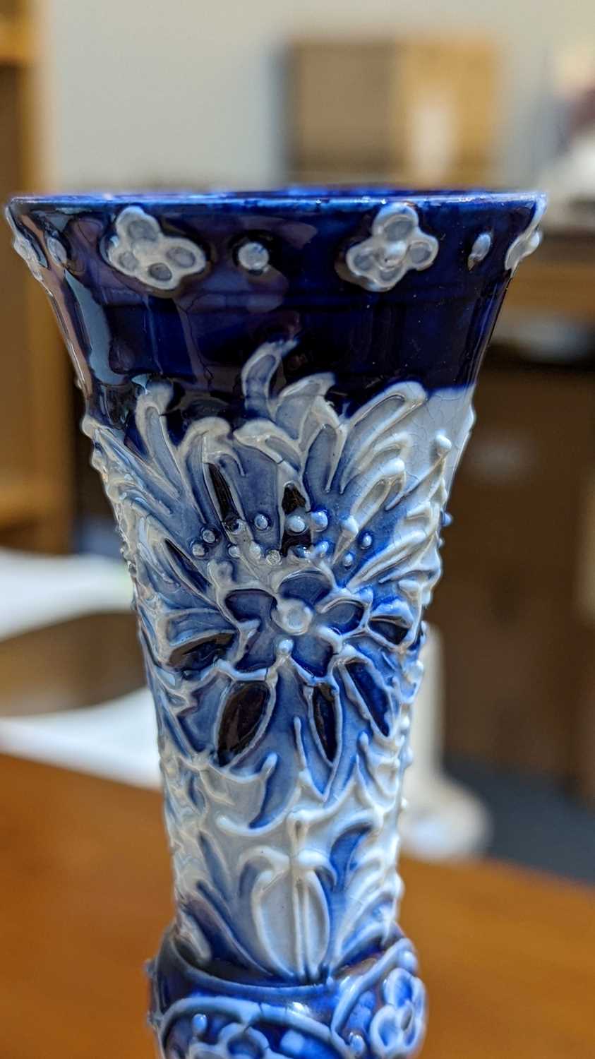 A James Macintyre & Co. pottery Florian Ware vase, - Bild 8 aus 17