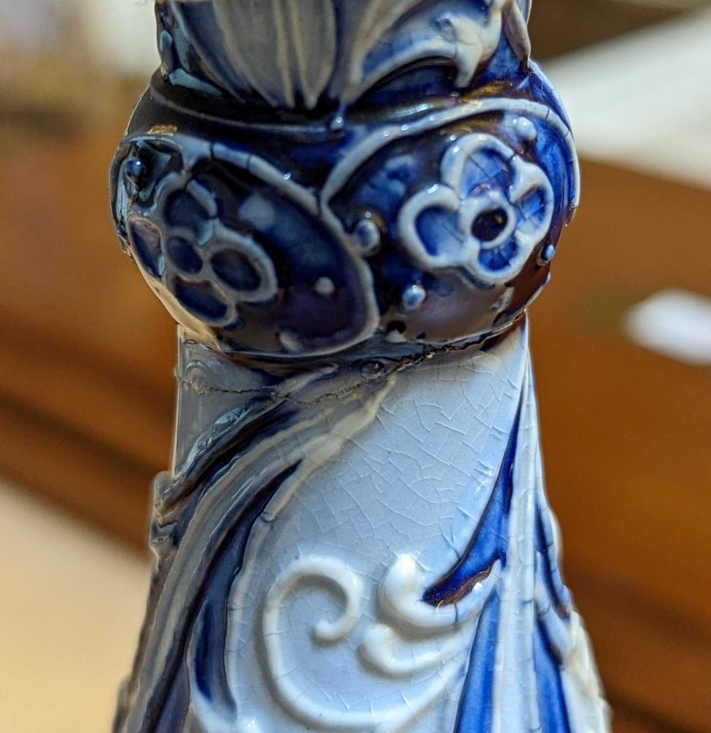 A James Macintyre & Co. pottery Florian Ware vase, - Bild 12 aus 17