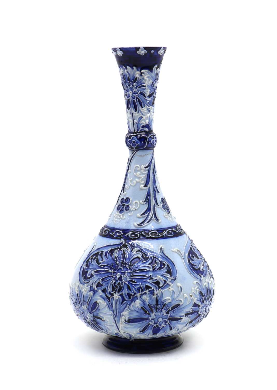 A James Macintyre & Co. pottery Florian Ware vase,