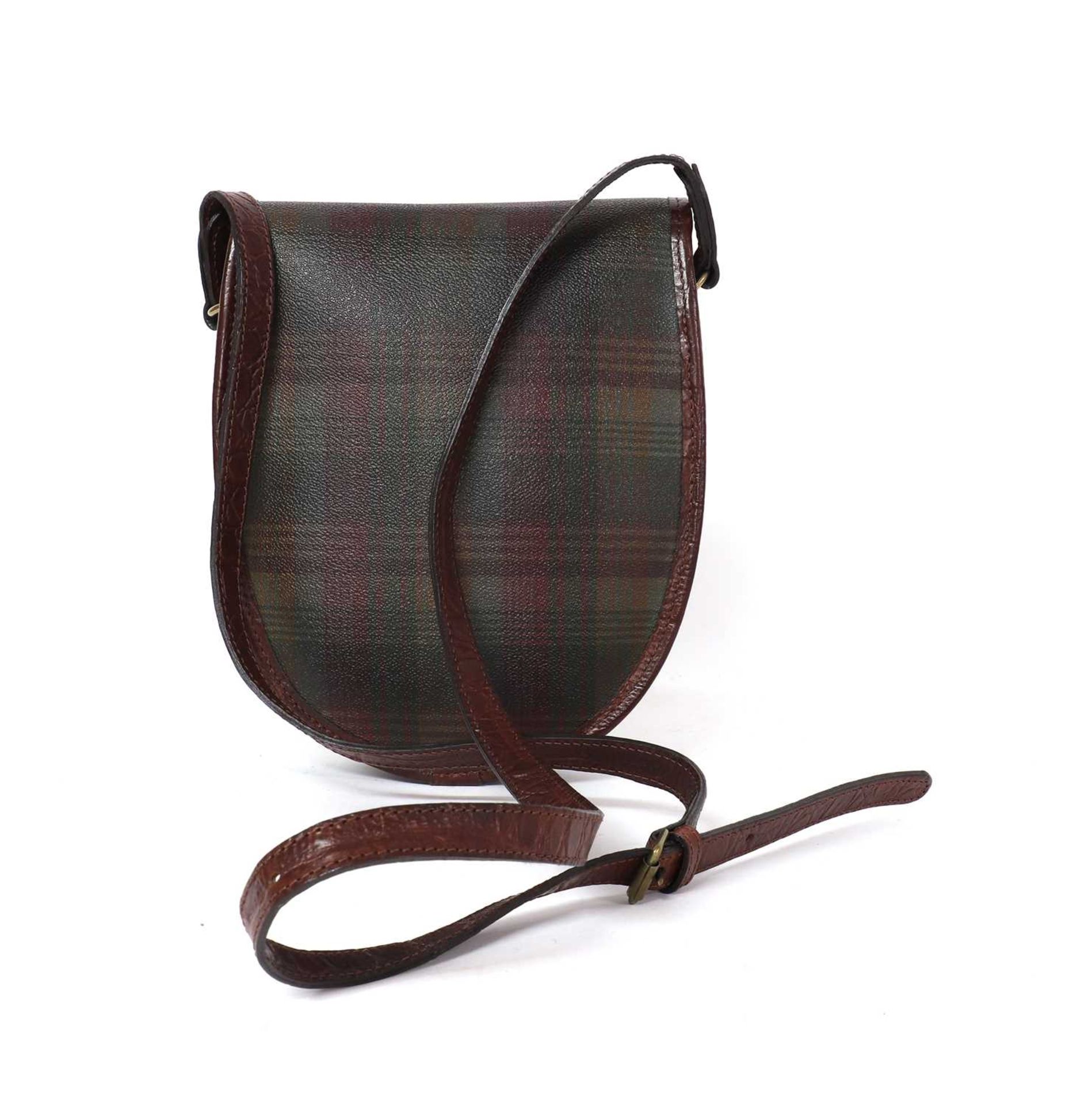 A Mulberry scotchgrain saddle cross body bag, - Bild 2 aus 11