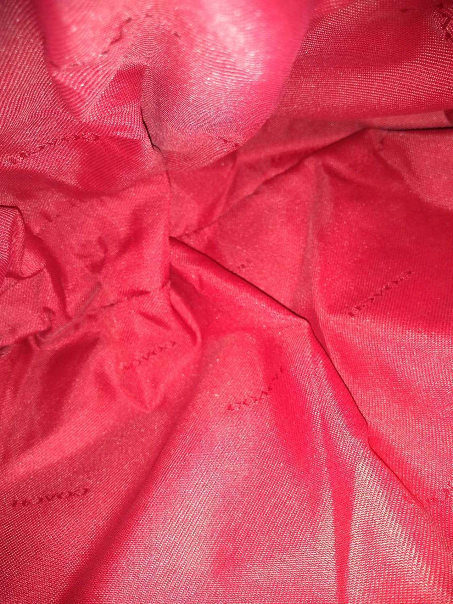 A Coach red leather Edie bag, - Bild 14 aus 14