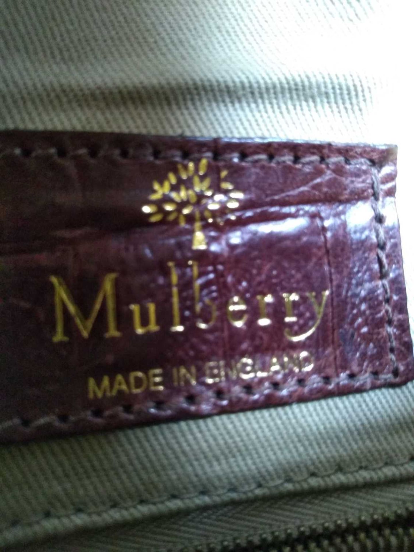 A Mulberry scotchgrain saddle cross body bag, - Bild 11 aus 11