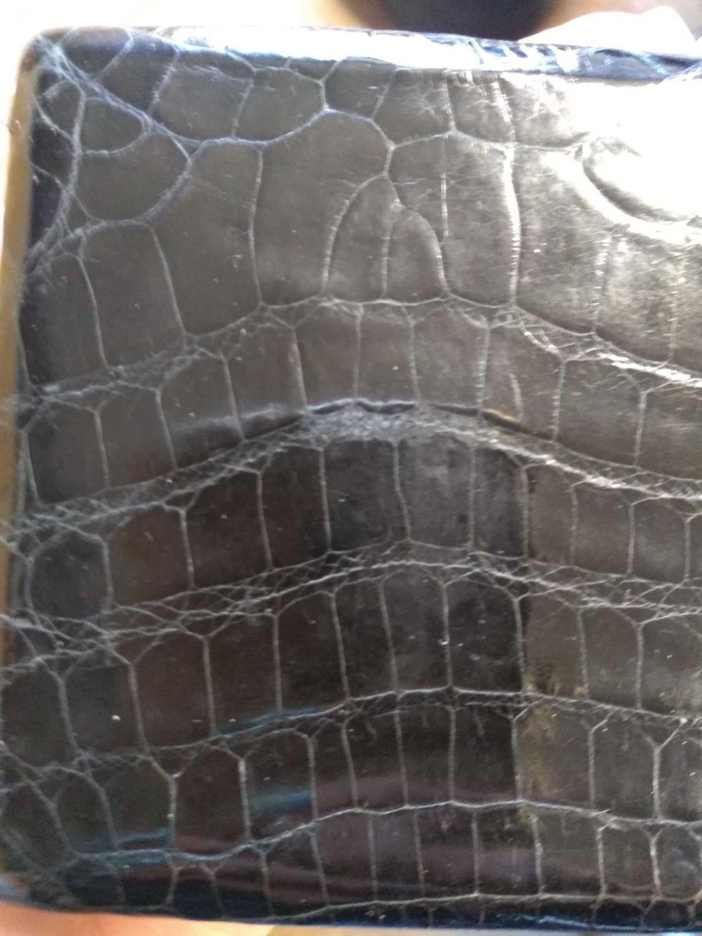 A vintage Asprey 'kelly' crocodile leather bag, - Bild 13 aus 18