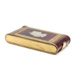 A gilt metal 'sweetheart' minaudiere,