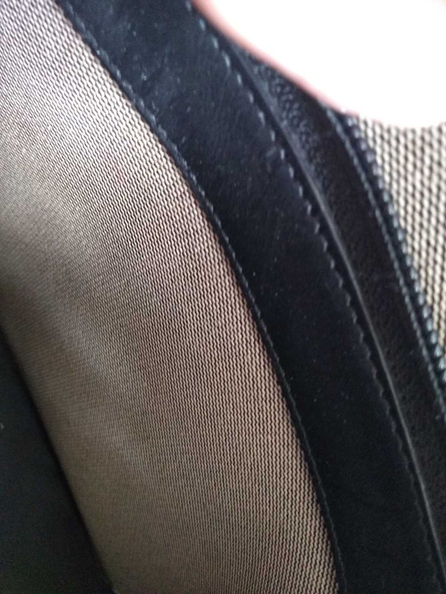 A Gucci black and grey canvas bag, - Bild 9 aus 14