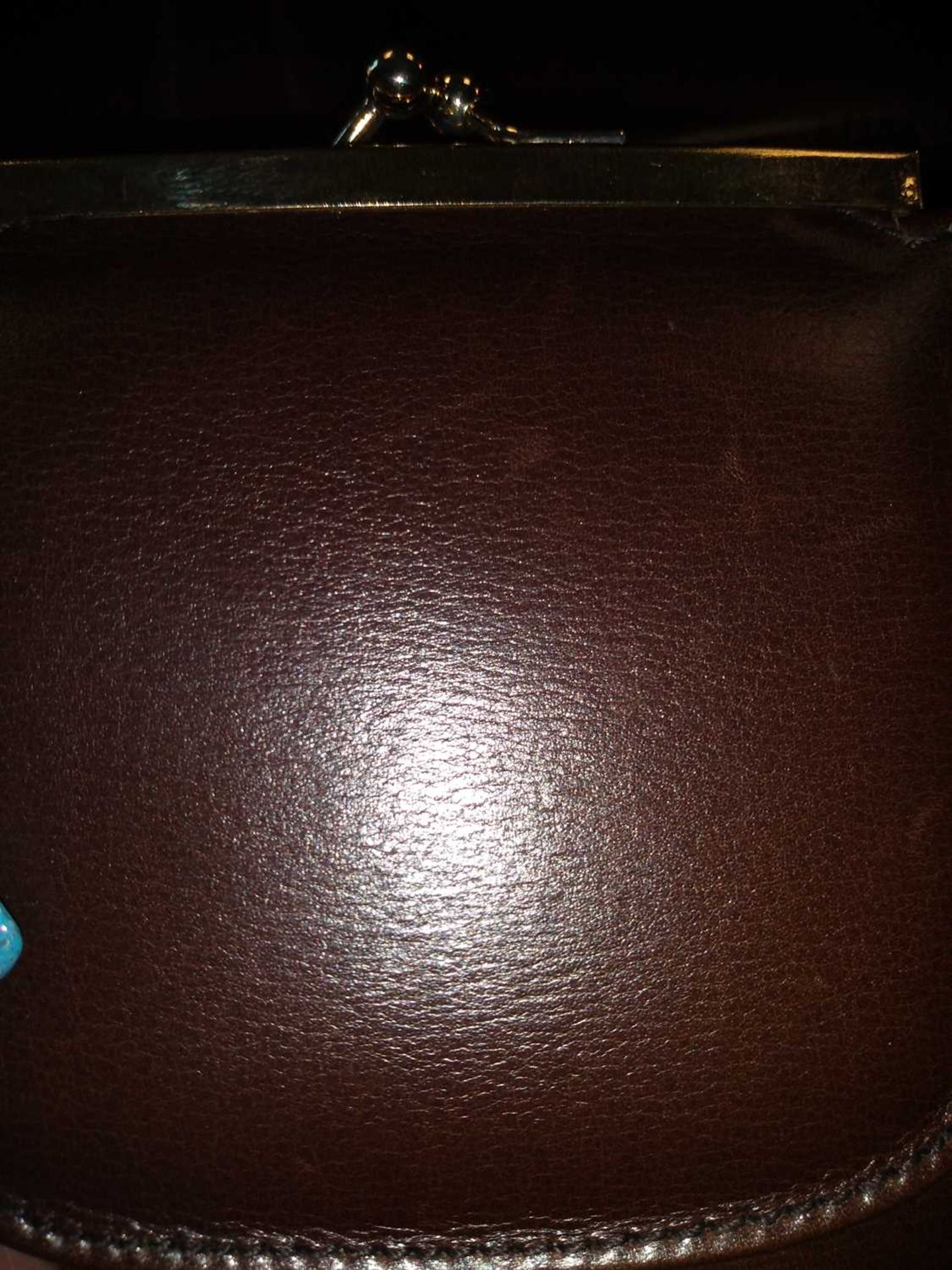 A vintage Gucci brown leather shoulder bag, - Bild 9 aus 18