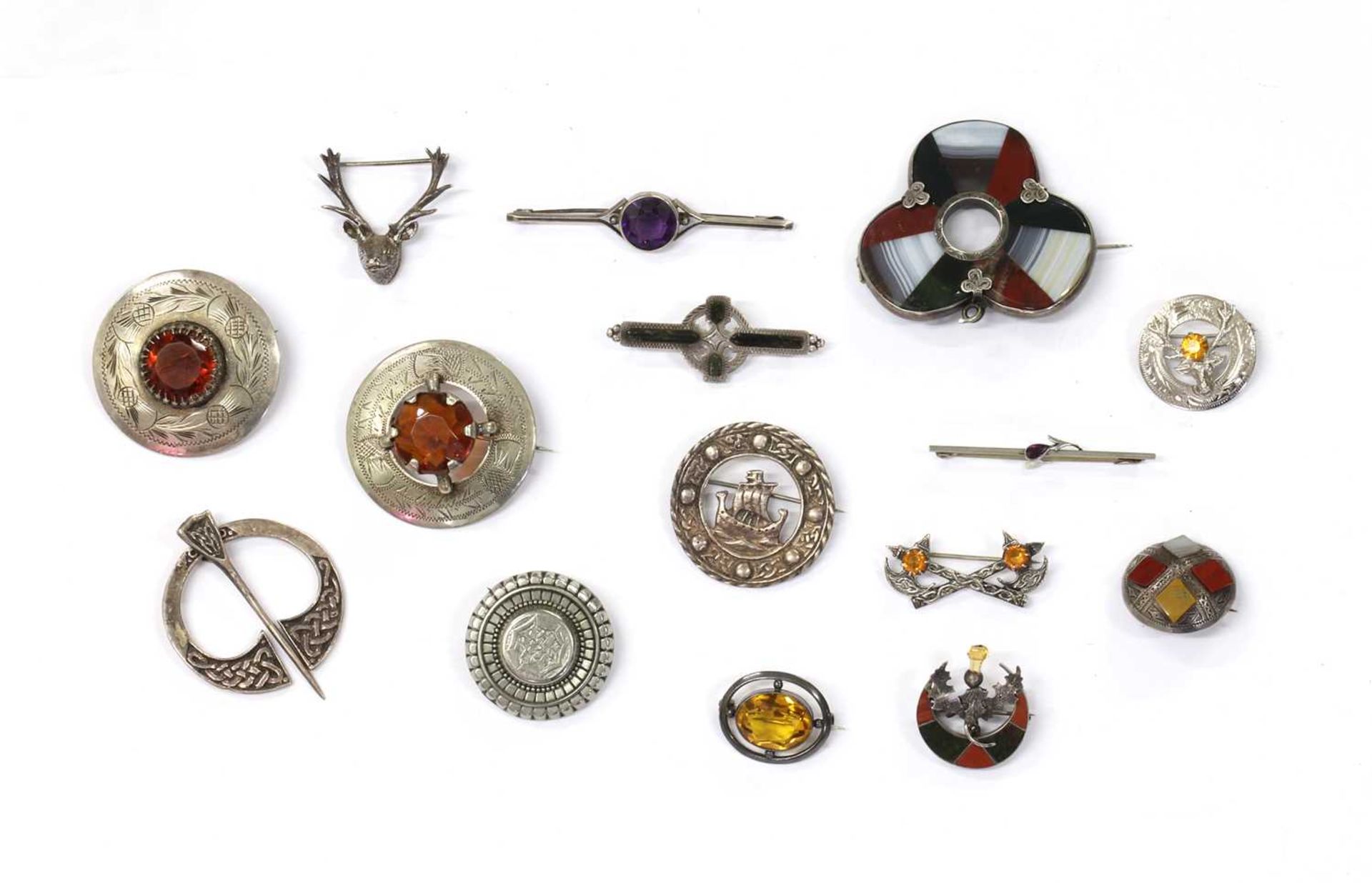 A collection of Scottish jewellery,