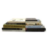 A collection of reference books,