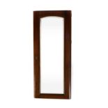 A mirrored door to a Victorian mahogany breakfront wardrobe,