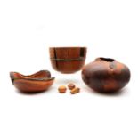 An oak bowl,