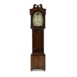 A 19th-century longcase clock,