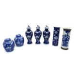 A collection of Chinese blue and white,