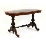 A mid-Victorian rosewood centre table
