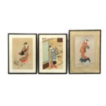 A collection of seven Japanese prints,