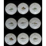 A group of ten Richard Ginori porcelain plates,