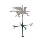 A painted metal weather vane,