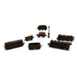 A collection of Hornby and other O gauge railway items
