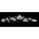 A comprehensive Richard Ginori Bianco 'Vecchio Ginori' porcelain tea, coffee and dinner service,