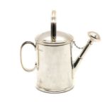 A Garrard & Co novelty silver watering can,