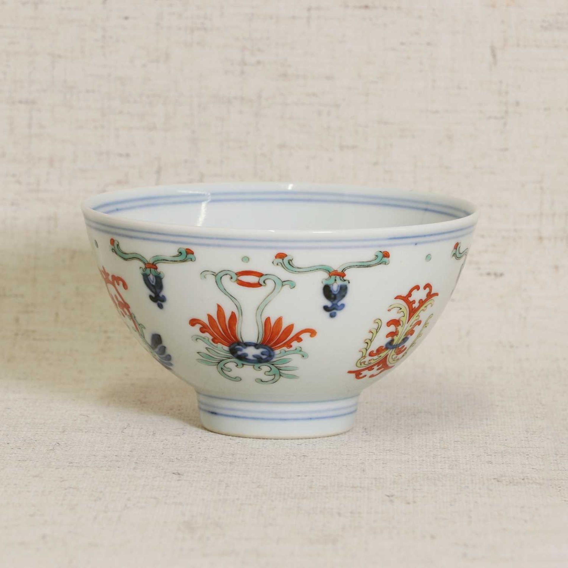 A Chinese doucai bowl, - Image 2 of 5