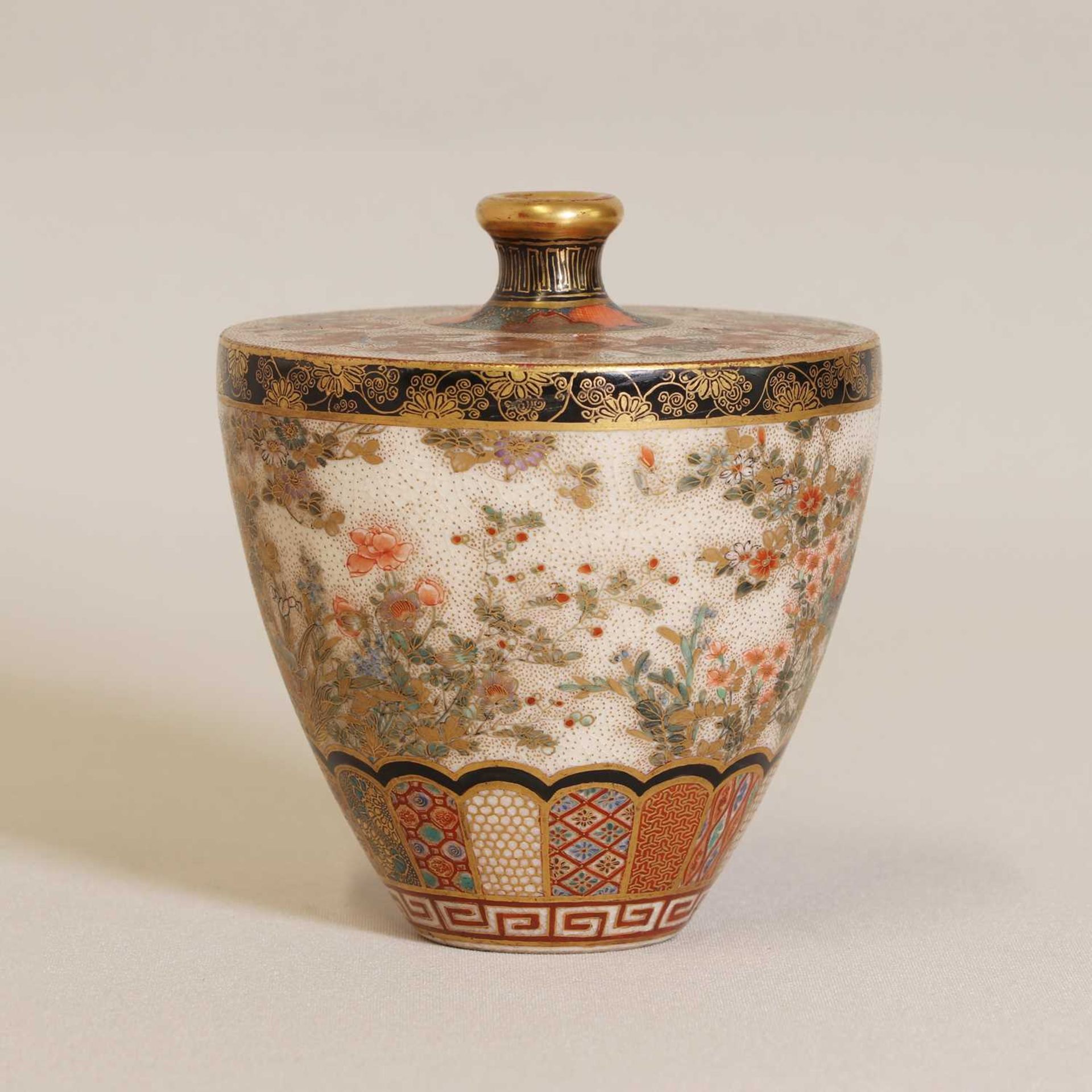 A Japanese Satsuma ware vase,