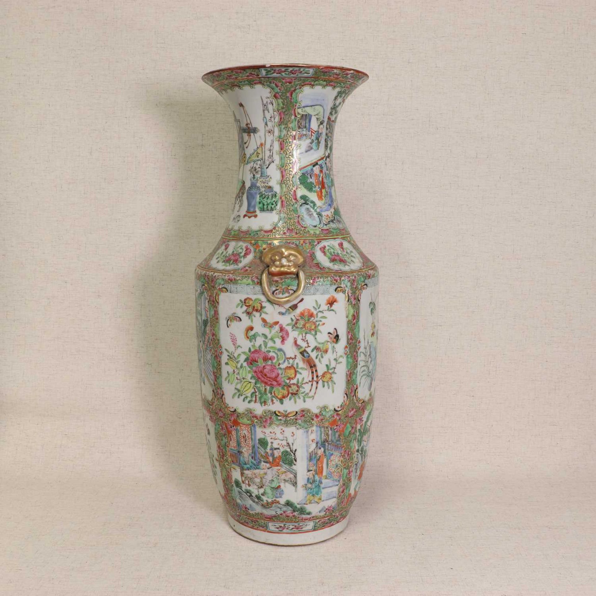 A Chinese Canton famille rose vase, - Image 5 of 5