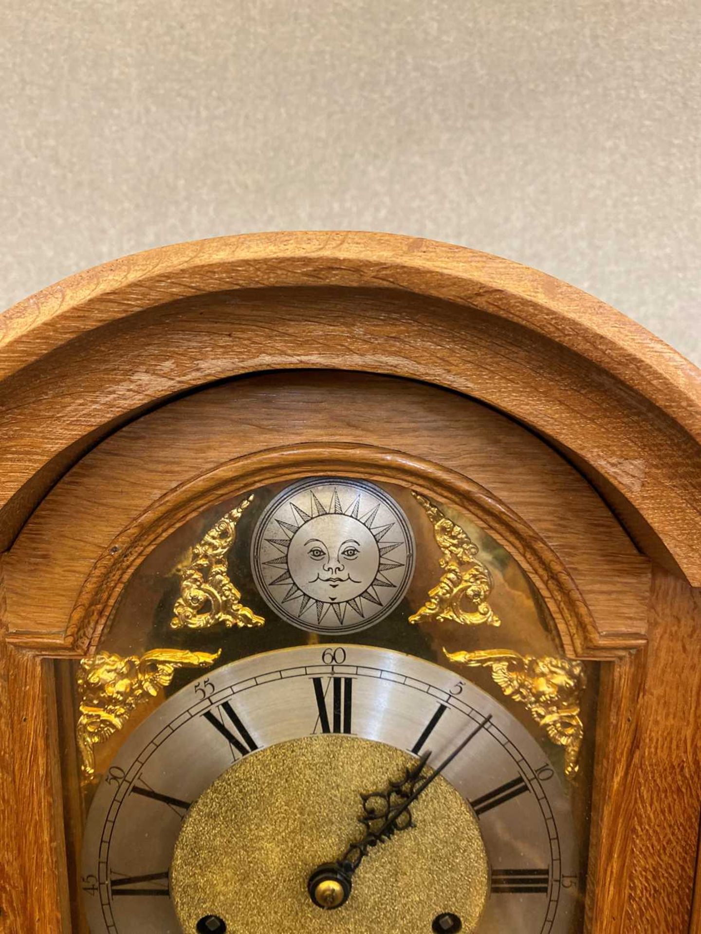 A Robert 'Mouseman' Thompson oak grandmother clock, - Bild 10 aus 16