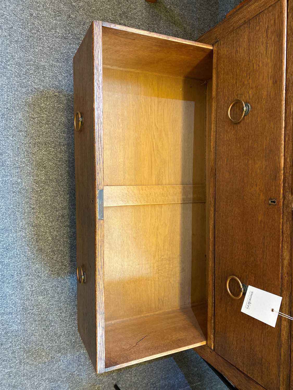 A pair of Arts and Crafts oak chests, - Image 14 of 15