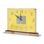 An Art Deco Jaeger-LeCoultre desk clock,