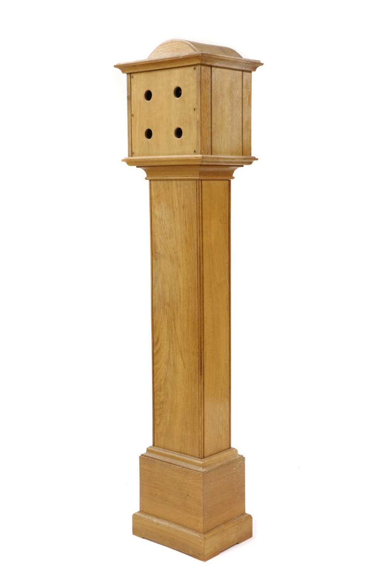 A Robert 'Mouseman' Thompson oak grandmother clock, - Bild 8 aus 16