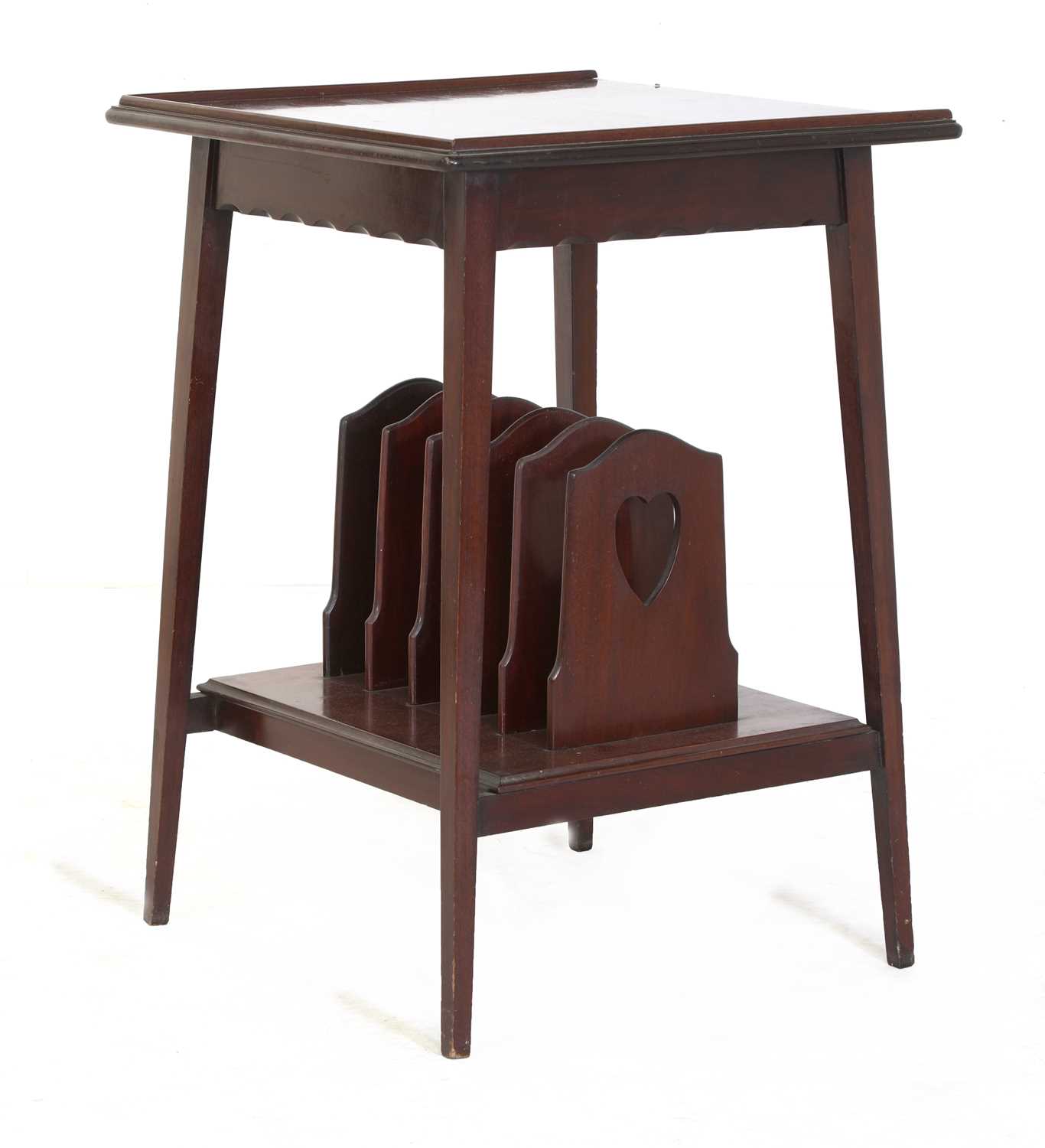 A Liberty mahogany two-tier table, - Image 2 of 2