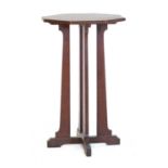 A Cotswold School walnut table,