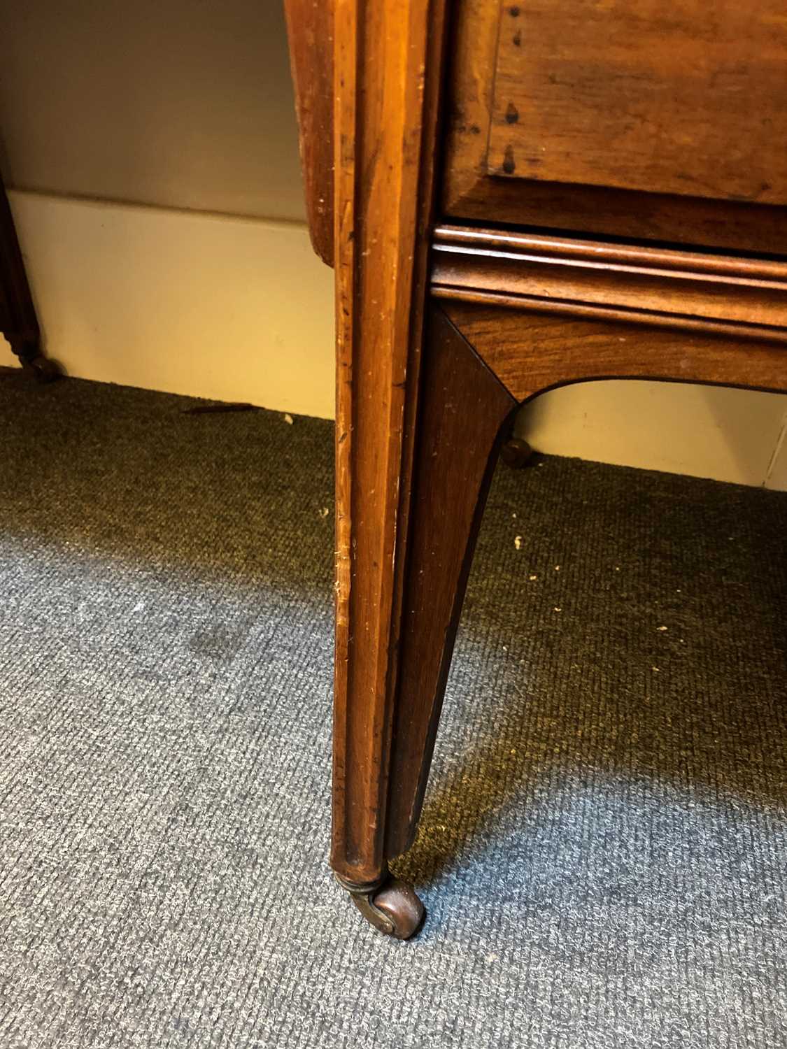 A walnut dresser and rack, - Image 6 of 8