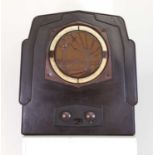 An Art Deco Ekco 'RS3' Bakelite radio,