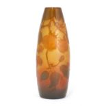 A D'Argental cameo glass vase,