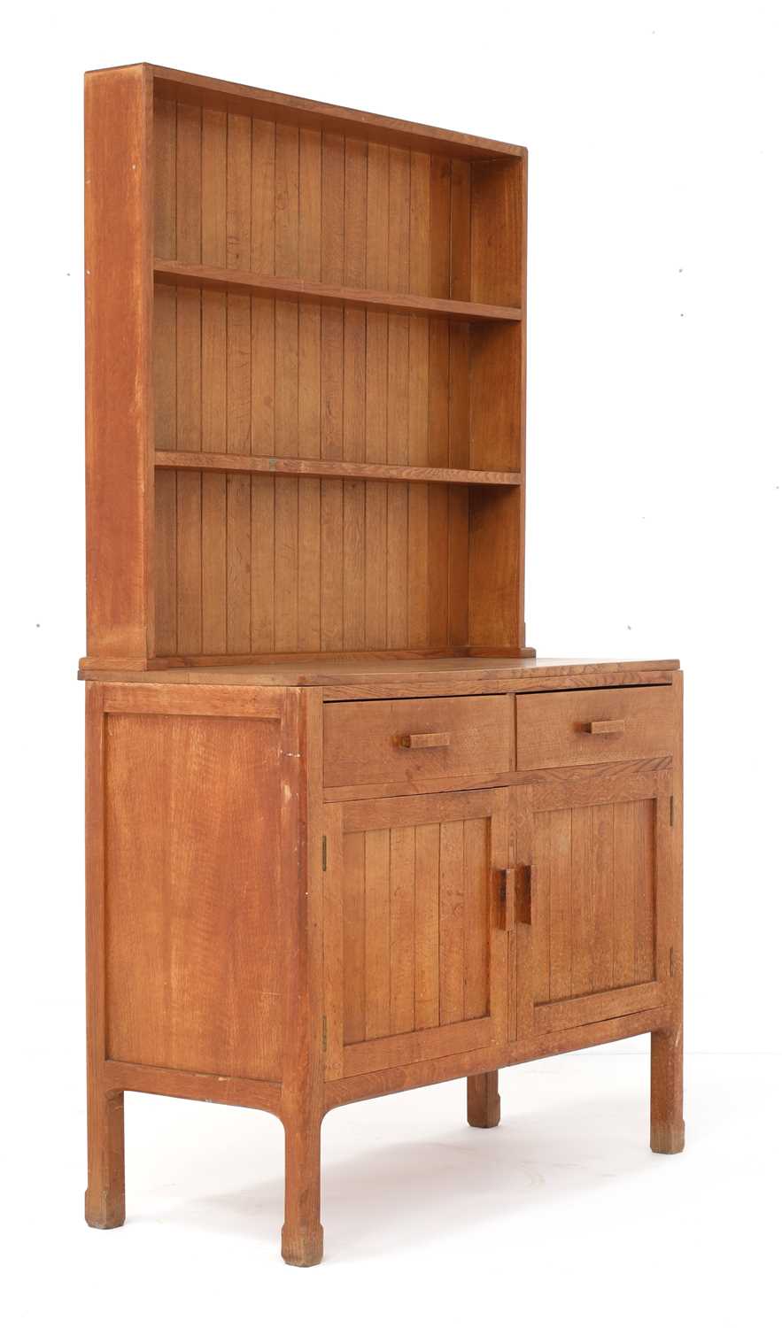 A Cotswold School oak dresser, - Image 2 of 4